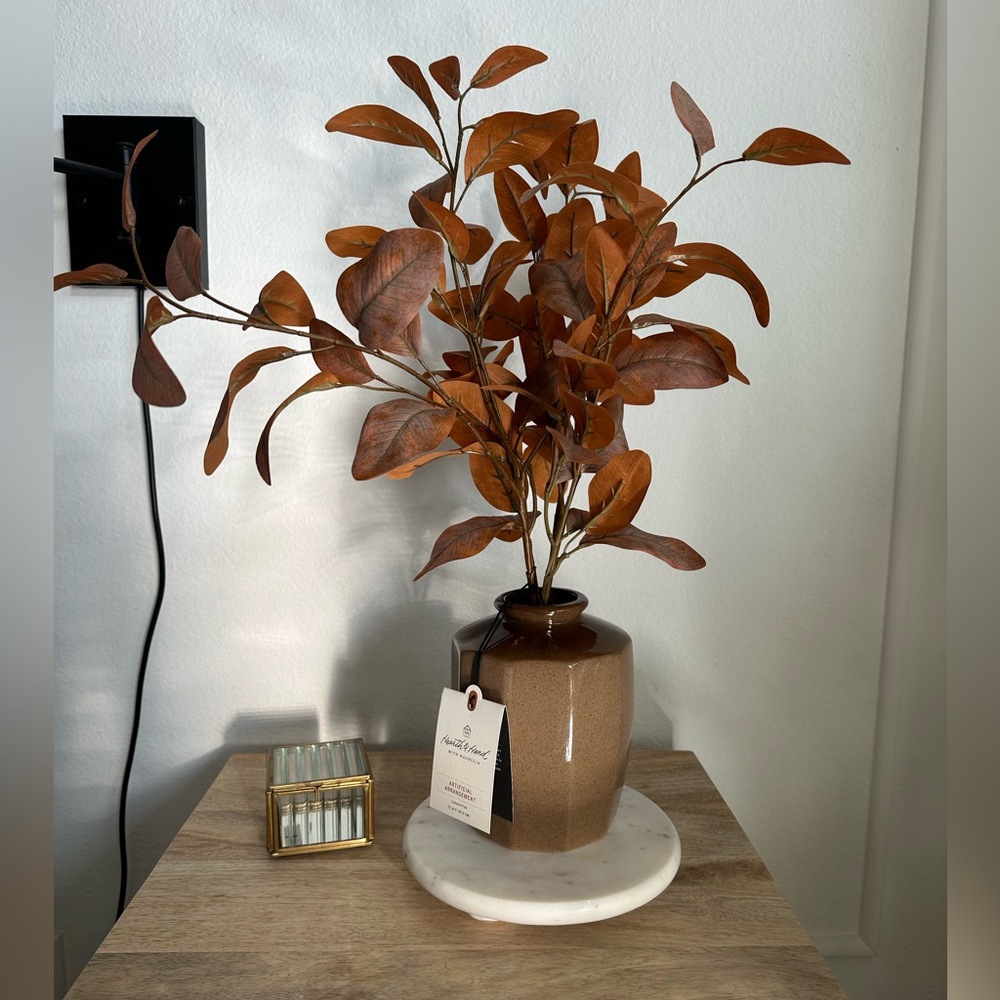 Hearth and hand with magnolia artificial arrangement 22”
